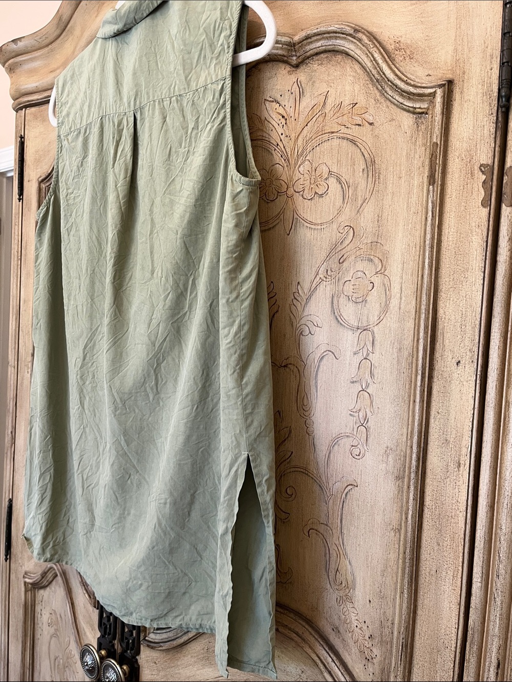 Banana Republic SILK VINTAGE tunic L - Picture 8 of 11